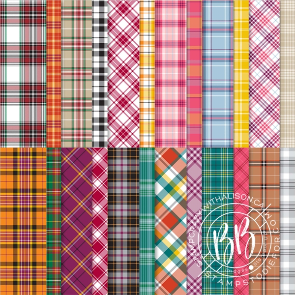 Plaid tidings paper pack by Stampin' Up!