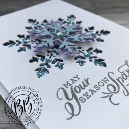 Snowflake Wishes stamp set from the Snowflake Splendor Suite of products by Stampin' Up! 3