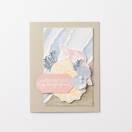 Sand and Sea Suite of Products by Stampin Up sample