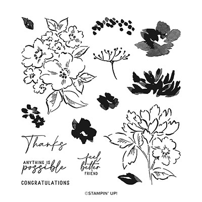 Hand-penned stamp set by stampin up
