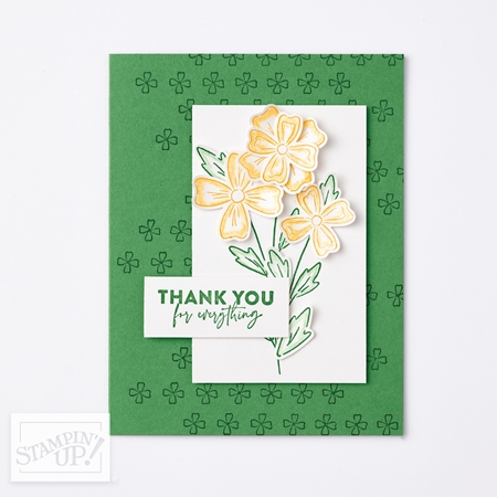 Just in CASE card Hydrangea Haven Stamp Set by Stampin' Up! concept artist sample page 147 AC Catalog