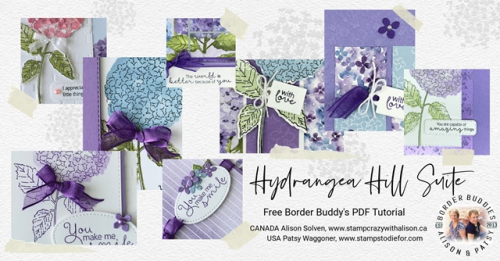 Hydrangea Hill Suite Border Buddy PDF Tutorial