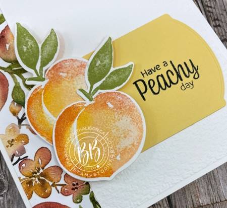 Sweet as a Peach stamp set by Stampin' Up!