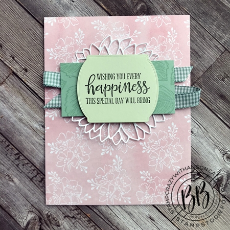 Just in CASE (copy and selectively edit) series card using the Celebrate Sunflwoers and Peaceful Moments stamp set  Hand-Penned DSP and Sunflower and Tasteful Label Dies by Stampin’ Up!