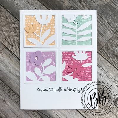 All Squared Away Stamp Set and Floral Square Dies