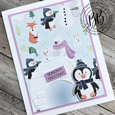 Border Buddy PDF Tutorial featuring the Penguin Place stamp set by Stampin' Up! (5)
