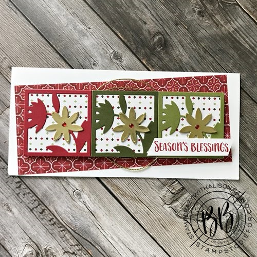 Image of a Just in CASE card hand stamped using the Floral Squared Dies and All Squared Away Stamp Set by Stampin' Up!