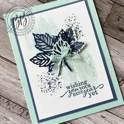 Gorgeous Leaves Stamp Set Fall Card CASE