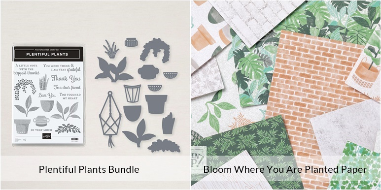 Bloom where you are planted Suite Featured in the Border Buddy December 2021 Card Kit Class
