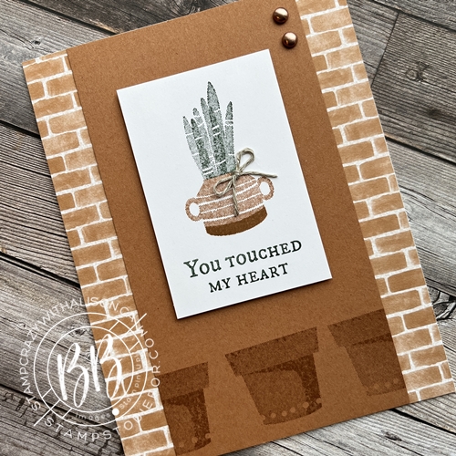 Border Buddy PDF Free Card Tutorial featuring the Plentiful Plants Stamp Set and Perfect Plants Dies by Stampin Up
