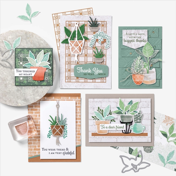 Bloom where you are planted suite by Stampin' Up! Card Samples