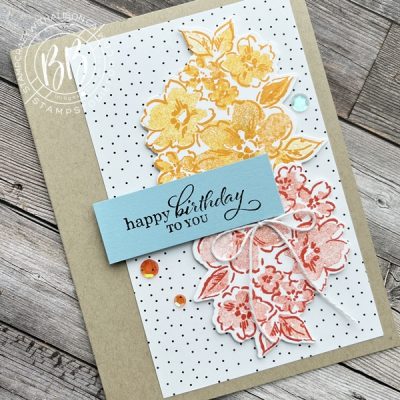 CASE card stamped using the Hand Penned Stamp Set and Penned Flowers Dies by Stampin’ Up!