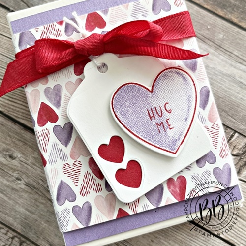 Valentine Card and Treat Box created with the Sweet Talk Suite of products by Stampin’ Up!
