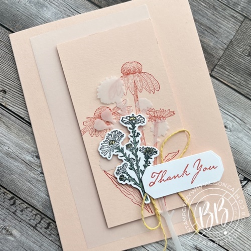 Just in CASE Cornflowers You card using the CASE den Wishes Stamp Set and Dandy Wishes Dies by Stampin’ Up!  