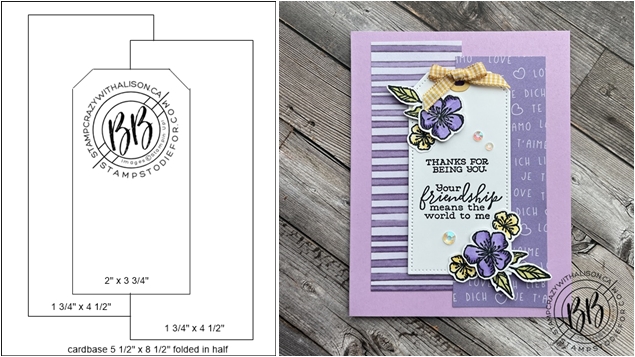 Sunday Sketches Forever Blossoms SS025 Card created with the stamp set and coordinating Cherry Blossoms Dies by Stampin’ Up!