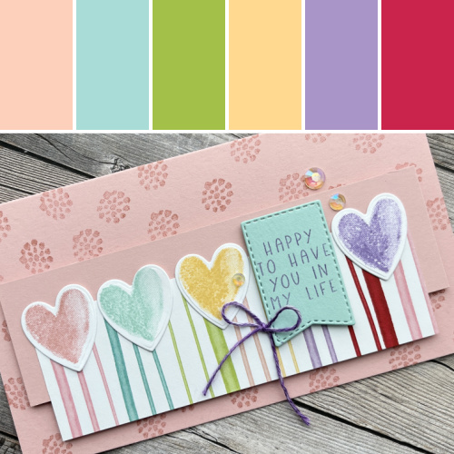 Sweet Conversations Case Card made using the Sweet Conversations Stamp Set and Sweet Hearts Dies by Stampin’ Up!