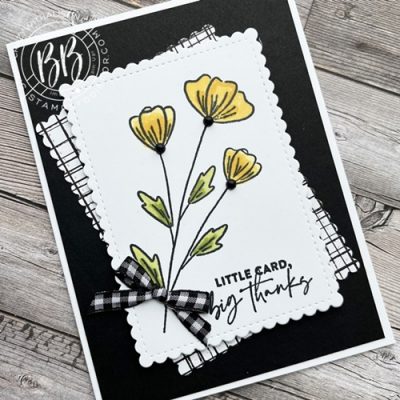 Thank You Card featuring the Flowers of Friendship Bundle by Stampin’ Up!