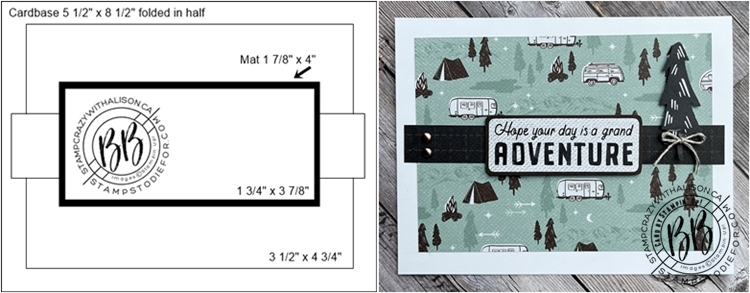 Sunday Sketches SS042 card using the He's the Man Designer Series Paper by Stampin’ Up!