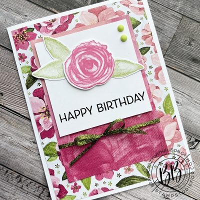 Get Your Creativity Going Card with the Artistically Inked Stamp Set and Hues of Happiness Paper by Stampin’ UP!