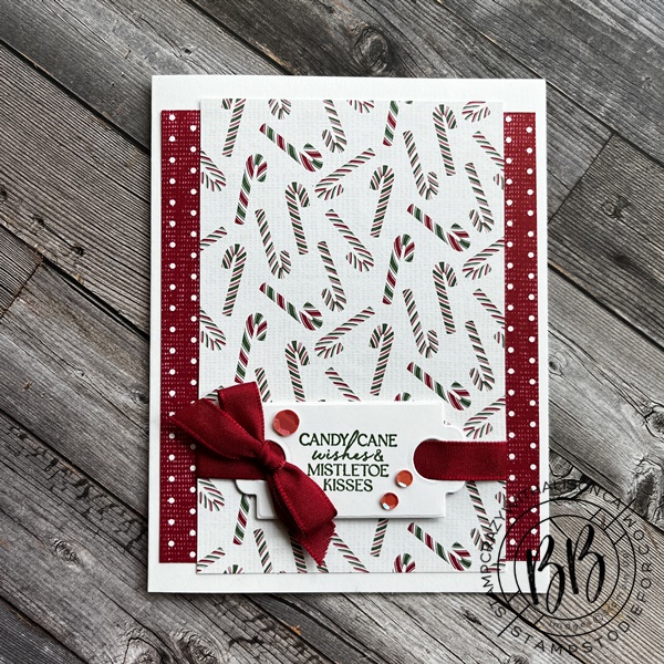Sweet Candy Cane Set and Candy Cane Dies featured in October 2022 Border Buddy PDF Free Tutorial