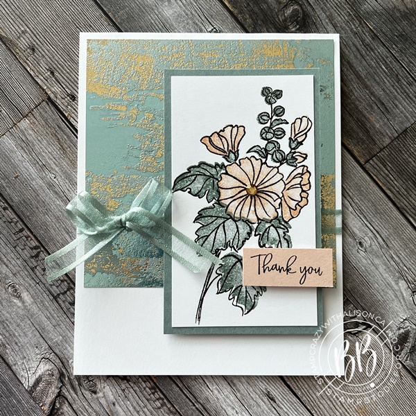 Card created using Sale-A-Bration's Beautifully Happy Stamp Set by Stampin' Up!