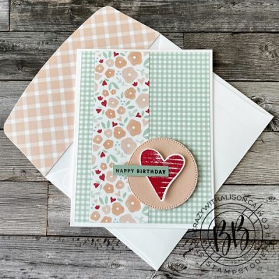 Border Buddy Saturday Share using the Country Bouquet Stamp Set & Punch
