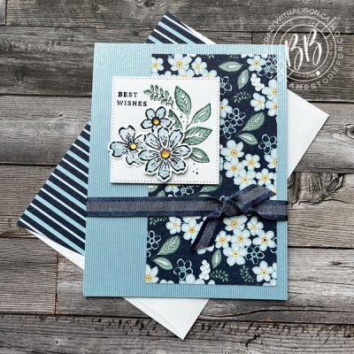 Regency Park Suite Collection, the Petal Park Stamp Set and Dies by Stampin’ Up! March 2023 Border Buddy PDF FREE Tutorial